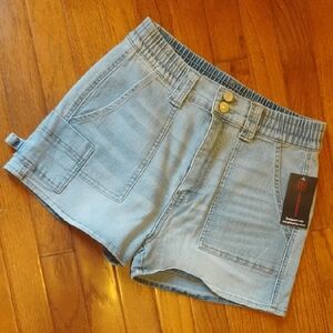 No Boundaries Light Blue Jean Shorts
